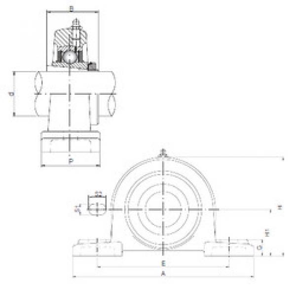 Подшипник UKP206 ISO #1 image