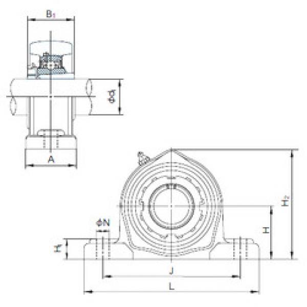 Подшипник UKPK211+H2311 NACHI #1 image