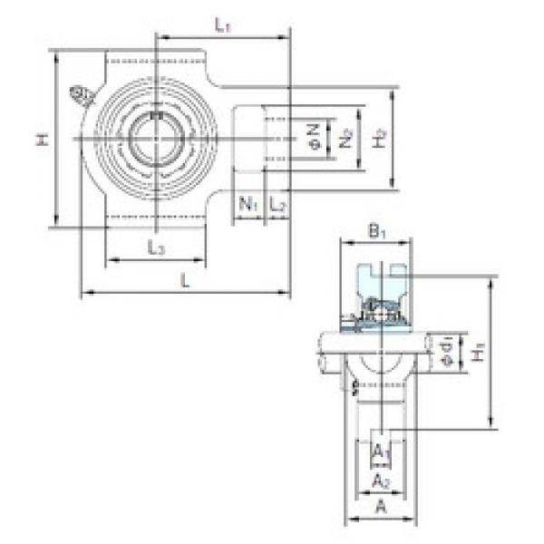 Подшипник UKT205+H2305 NACHI #1 image