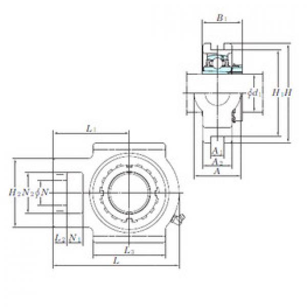 Подшипник UKT205 KOYO #1 image