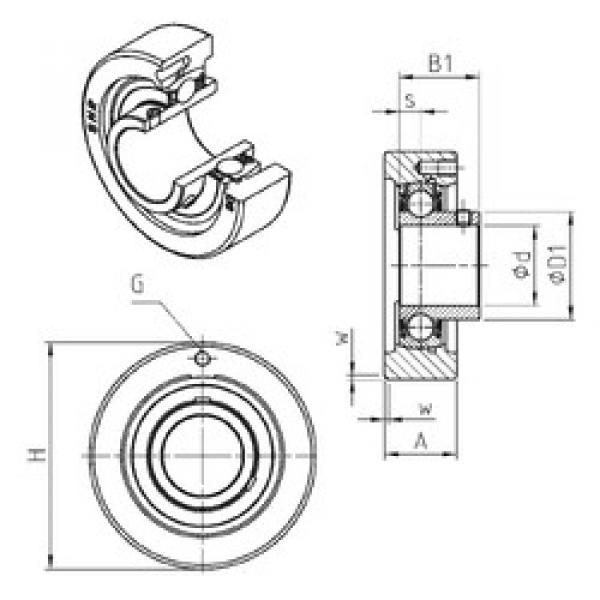 Подшипник USC201 SNR #1 image