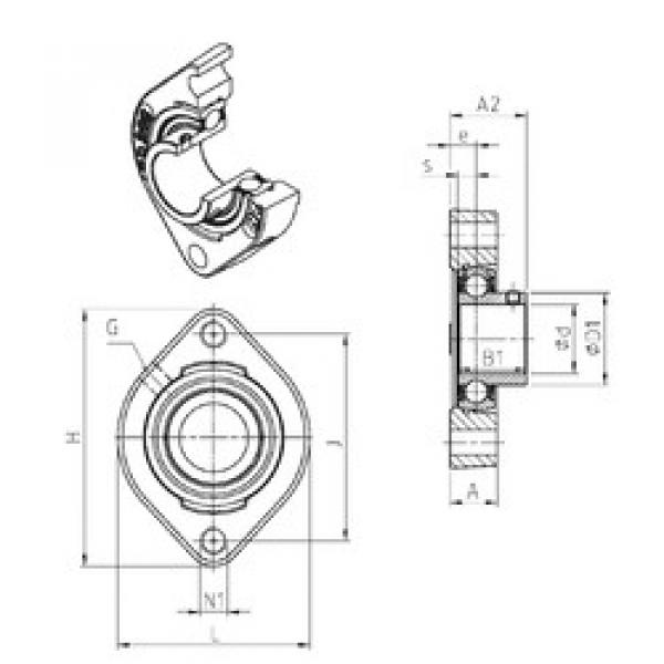 Подшипник USFD204M100 SNR #1 image