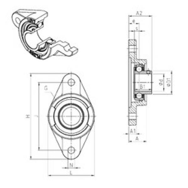 Подшипник USFL203 SNR #1 image