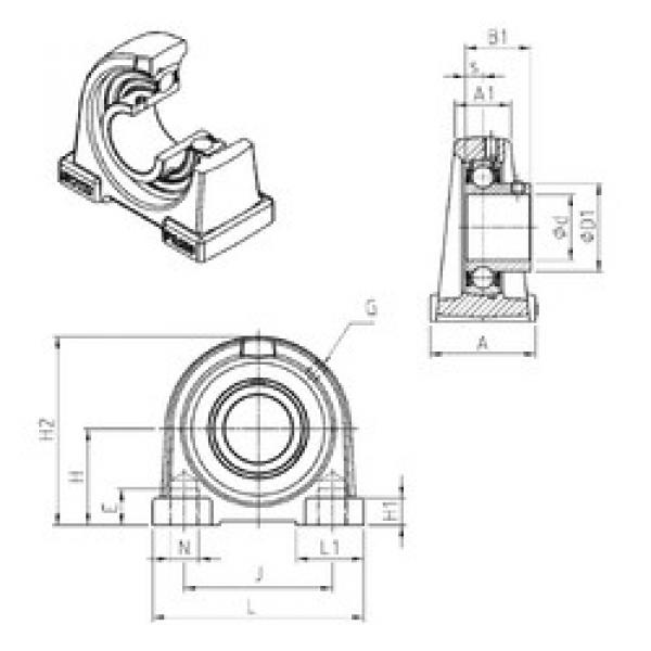 Rodamiento USPA204 SNR #1 image