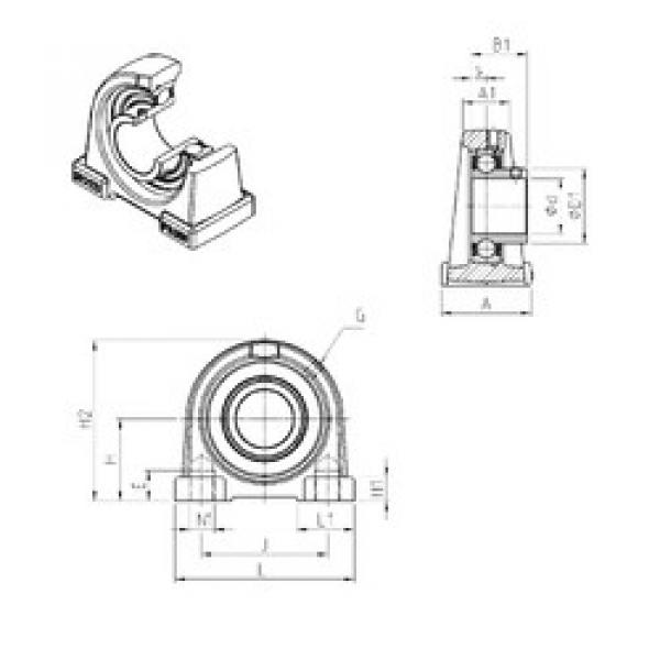 Rodamiento USPAE203 SNR #1 image