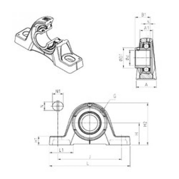 Rodamiento USPE203 SNR #1 image