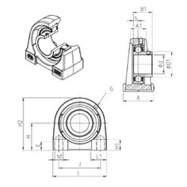 Rodamiento USPG204 SNR #1 image