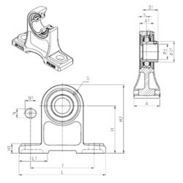 Rodamiento USPH208 SNR #1 image