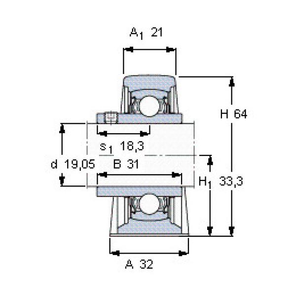 Bantalan YAR 204-012-2FW/VA201 SKF #1 image