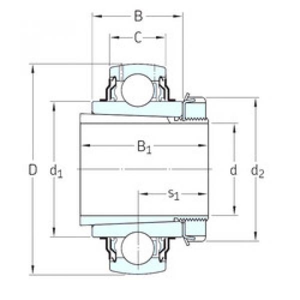 Bantalan YSA212-2FK+HS2312 SKF #1 image