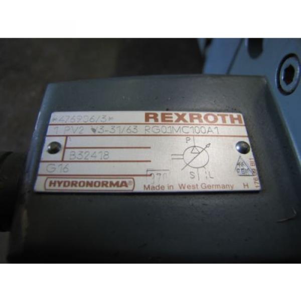 REXROTH 1PV2V3-31/63RG01MC100A1 1PV2V4-20/32RE01MC0-16A1 VANE HYDRAULIC PUMP #3 image