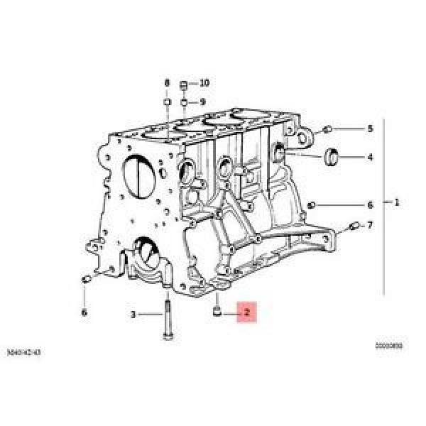 Genuine BMW E36 Compact Convertible Oil Spraying Injector OEM 11421730619 #1 image