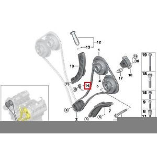 Genuine BMW E53 E60 E60N E61 E61N E63 Oil Spraying Injector OEM 11317548033 #1 image