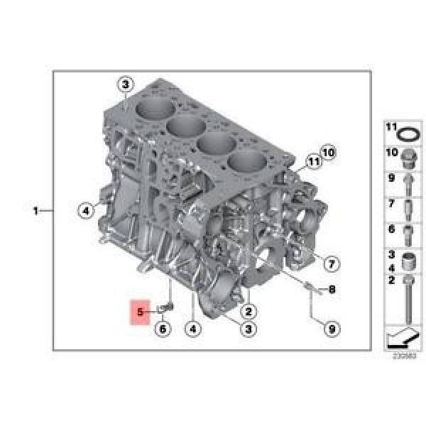 Genuine BMW E60N E61N E81 E82 E83N E84 Oil Spraying Injector OEM 11427797919 #1 image