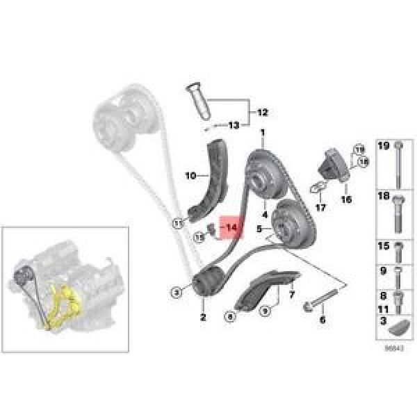 Genuine BMW E65 E66 E67 RR1 RR1N RR2 Oil Spraying Injector OEM 11317506664 #1 image