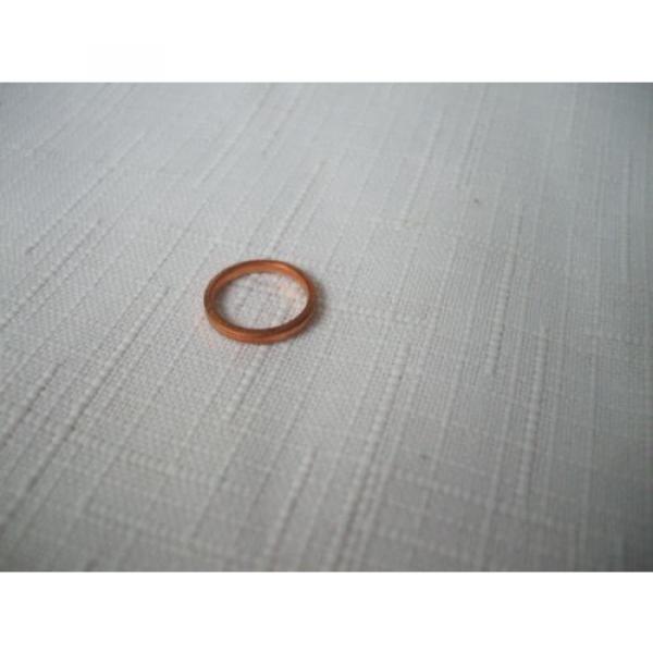 1 vintage NOS European 10 mm Copper washer ,fits  Banjo ,ID 10.2 ,OD 12.5,1.5 #1 image