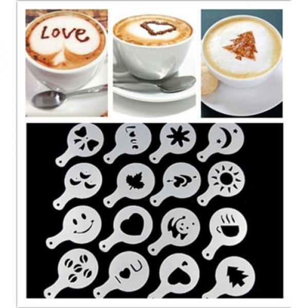 Fancy Coffee Garland Printing Mounting Patterns Mold Home Kitchen Decorate Tool #2 image